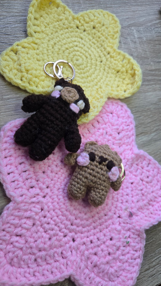 Bo and Beary Magnetic Couple Keychain