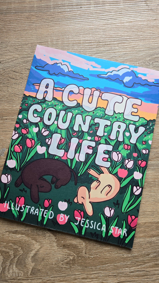 A Cute Country Life Coloring Book (PREORDER)